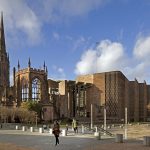 The ruins of St. Michael and the post-war cathedral link past to present