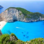 Navagio Beach in Zakynthos, Greece