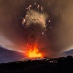 ERUPTION AT MOUNT ETNA IN ITALY
