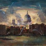 Cundall, Charles Ernest, 1890-1971; St Paul’s Cathedral during the Blitz