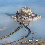 Flooding Mont-Saint Michel