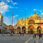 Saint Mark’s Basilica at sunset, Venice, Italy