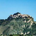 Castelmola, a hilltop village above Taormina. Sicily 2015