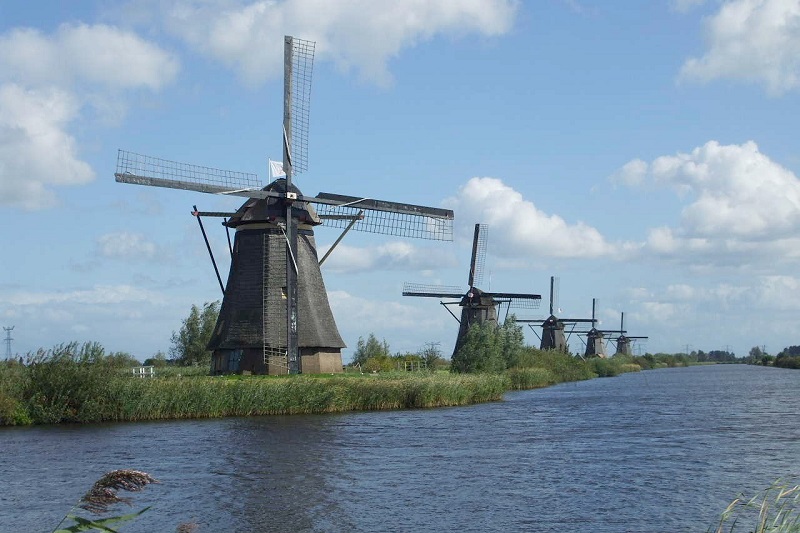 Windmills At Kinderdijk