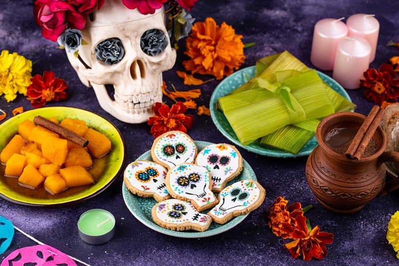 Traditional Day of the dead food