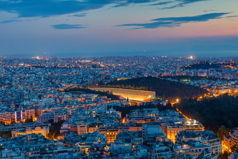 athens-with-the-old-olympic-stadium