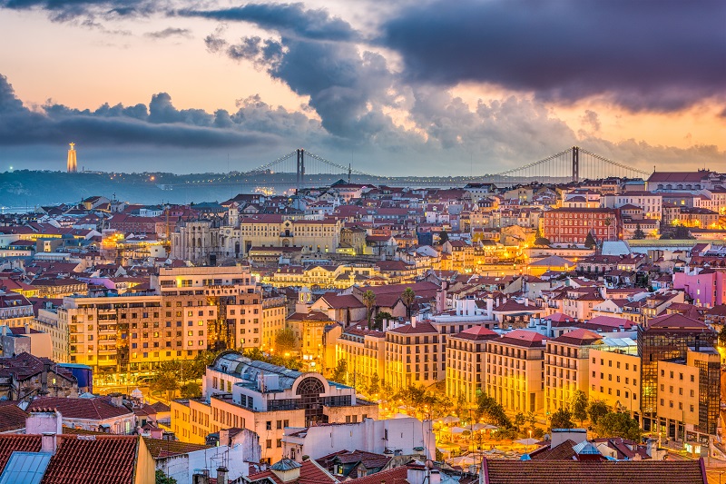 Lisbon, Portugal Skyline