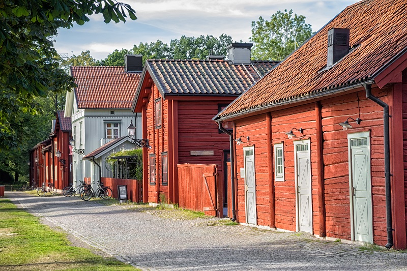 Wadkoping quarter in Orebro, Sweden