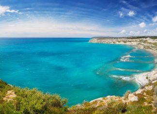 Top 10 Interesting Facts About Cyprus landscape with sea and blue sky, Cyprus